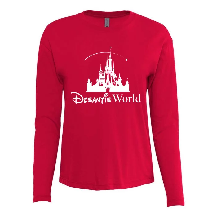 Ron Desantis Magic World Womens Cotton Relaxed Long Sleeve T-Shirt