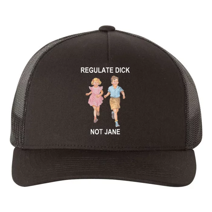 Regulate Dick Not Jane Vintage Funny Gift Yupoong Adult 5-Panel Trucker Hat