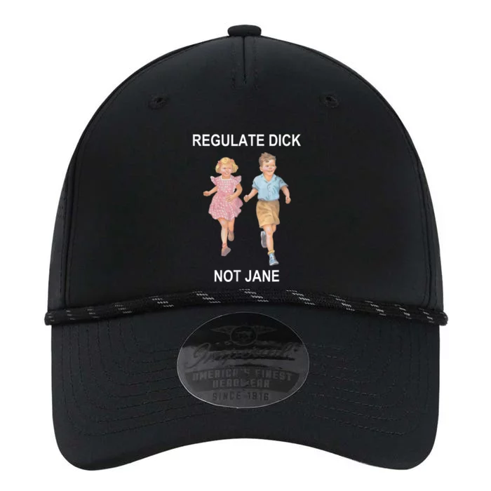 Regulate Dick Not Jane Vintage Funny Gift Performance The Dyno Cap