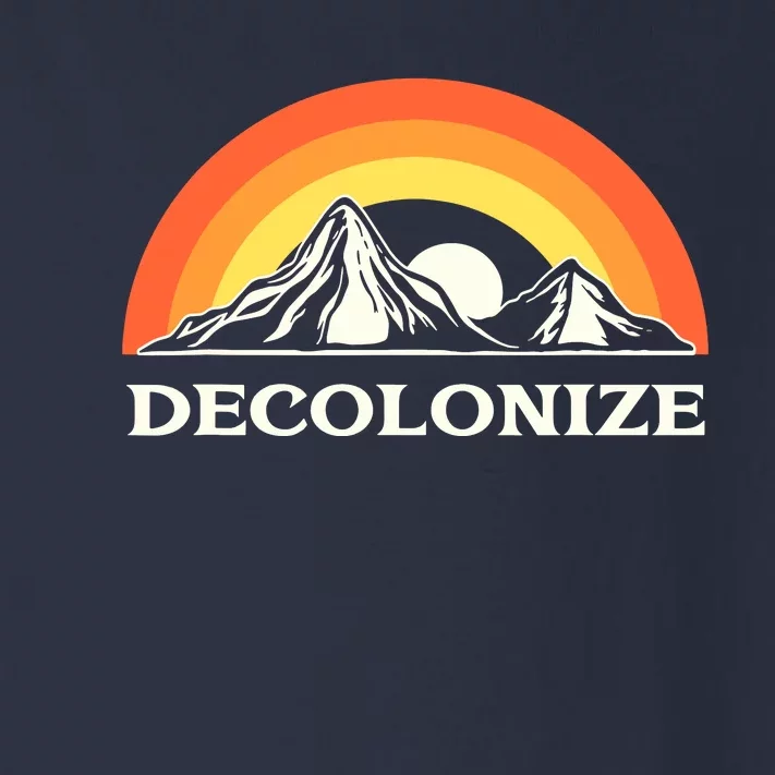 Retro Decolonize Native American Social Justice Civil Rights Toddler Long Sleeve Shirt