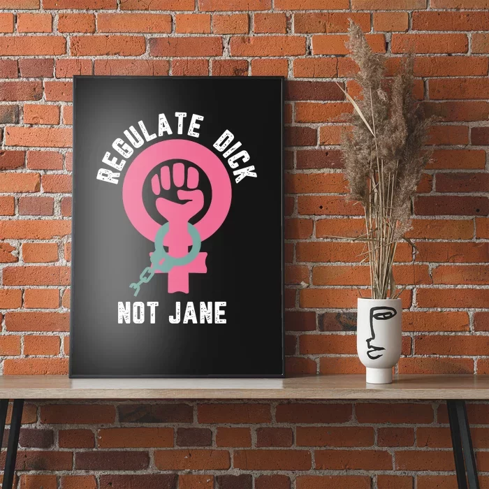 Regulate Dick Not Jane Women Power Poster