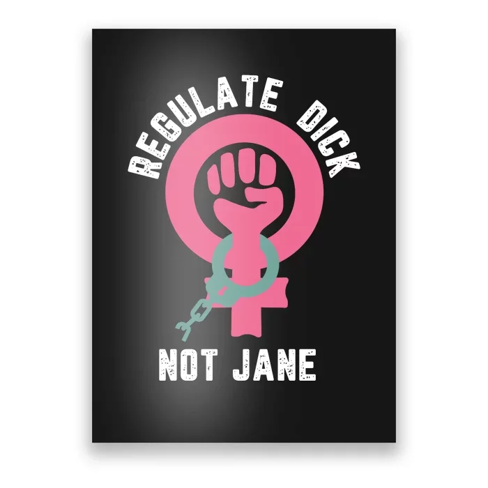 Regulate Dick Not Jane Women Power Poster