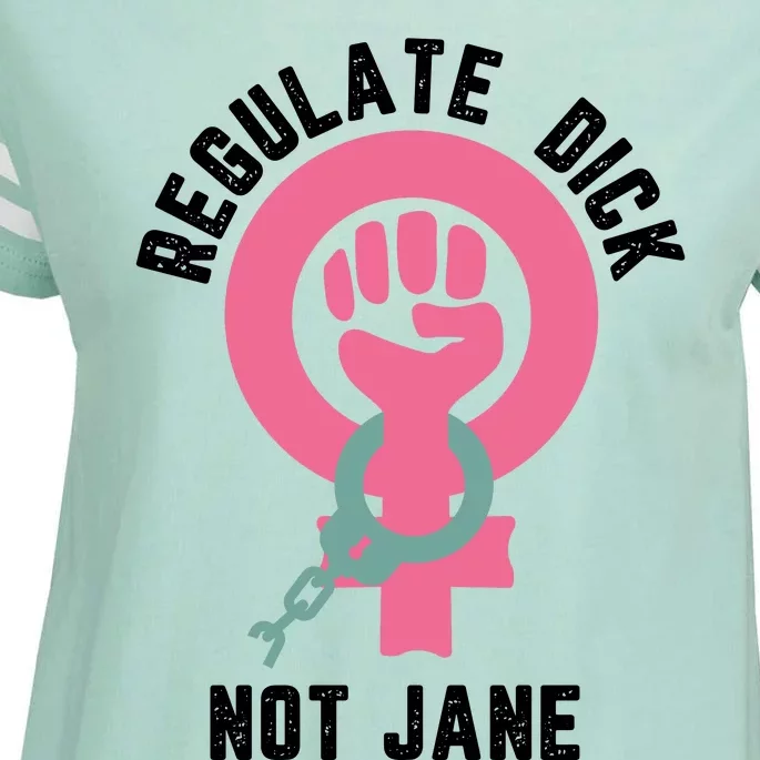 Regulate Dick Not Jane Enza Ladies Jersey Football T-Shirt