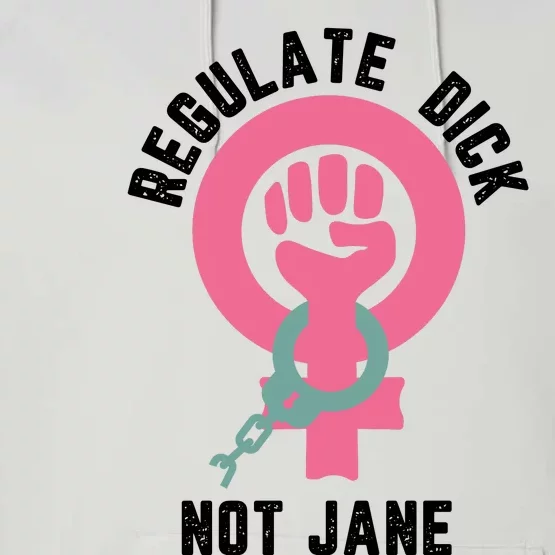 Regulate Dick Not Jane Performance Fleece Hoodie