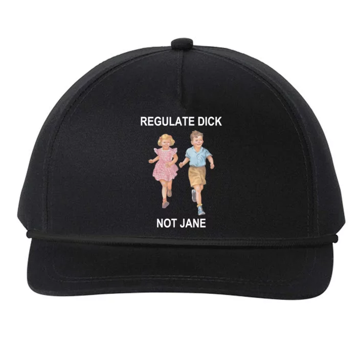 Regulate Dick Not Jane Snapback Five-Panel Rope Hat