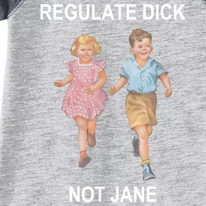 Regulate Dick Not Jane Infant Baby Jersey Bodysuit