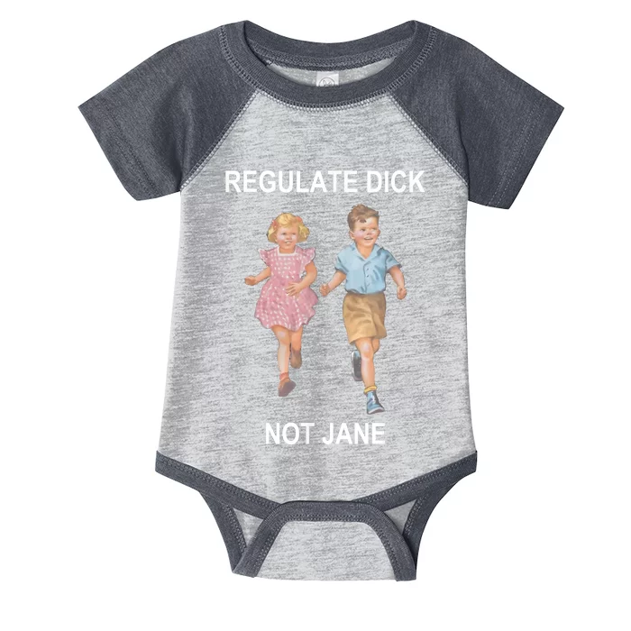 Regulate Dick Not Jane Infant Baby Jersey Bodysuit