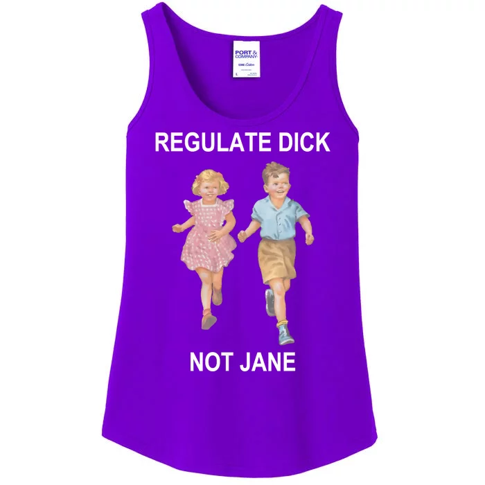 Regulate Dick Not Jane Ladies Essential Tank