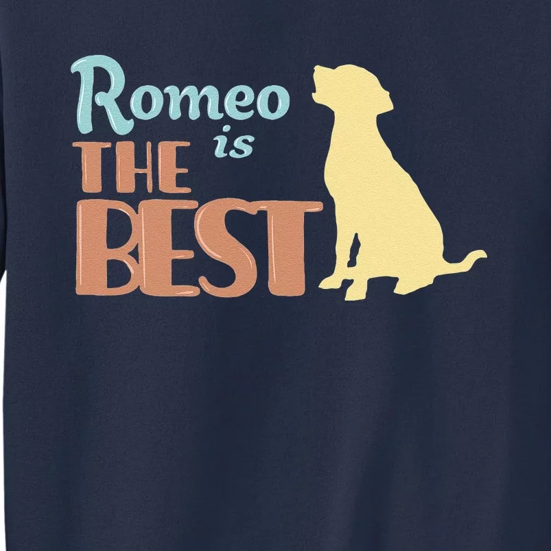 Romeo Dog Name Romeo Puppy Gift Sweatshirt