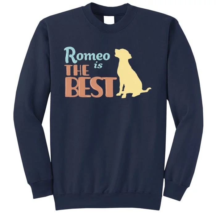 Romeo Dog Name Romeo Puppy Gift Sweatshirt