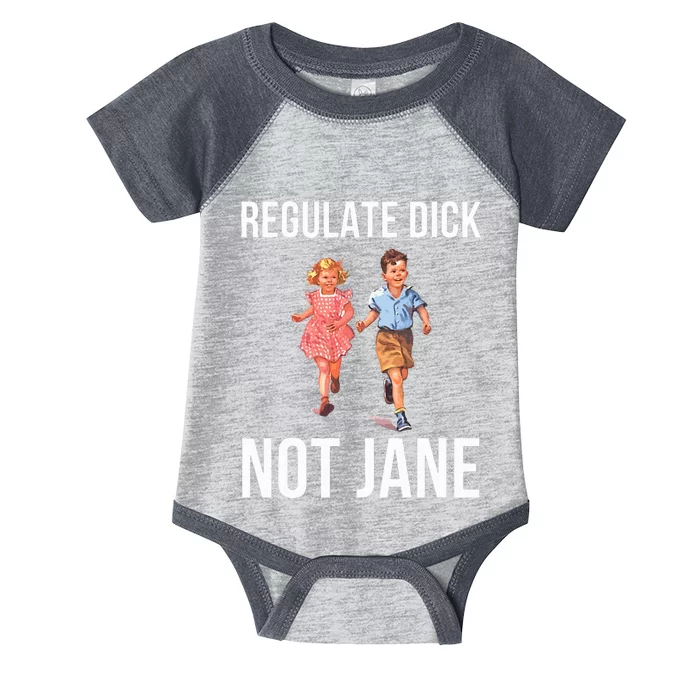 Regulate Dick Not Janes Infant Baby Jersey Bodysuit