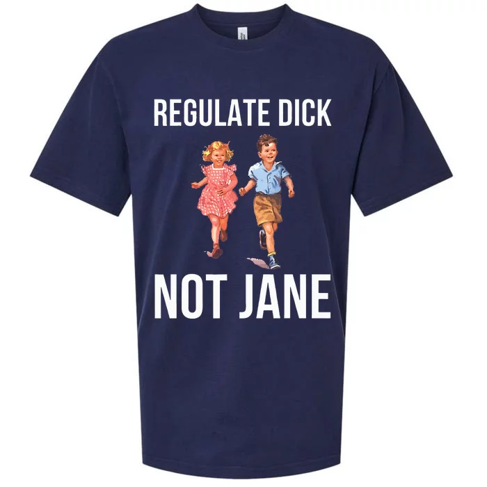 Regulate Dick Not Janes Sueded Cloud Jersey T-Shirt