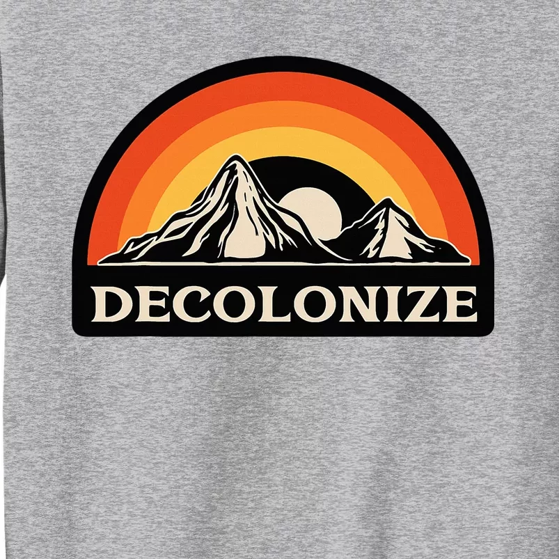 Retro Decolonize Native American Social Justice Civil Rights Sweatshirt