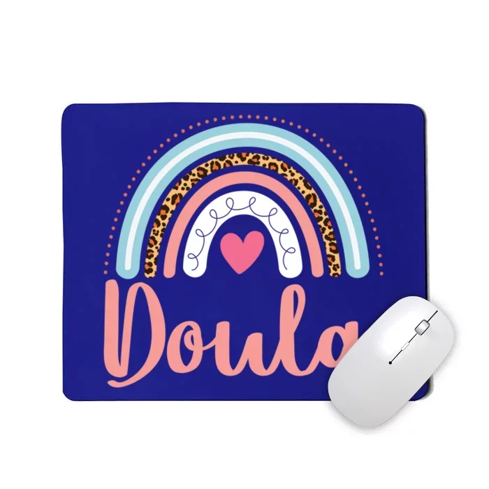 Rainbow Doula Newborn Labor Coach Specialist Appreciation Cute Gift Mousepad