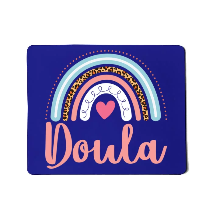 Rainbow Doula Newborn Labor Coach Specialist Appreciation Cute Gift Mousepad