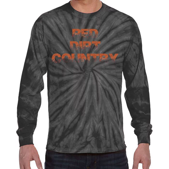 Red Dirt Oklahoma Country Tie-Dye Long Sleeve Shirt