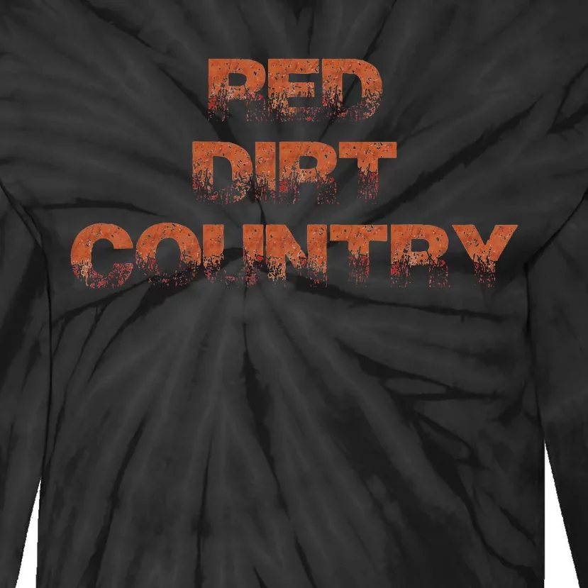 Red Dirt Oklahoma Country Tie-Dye Long Sleeve Shirt