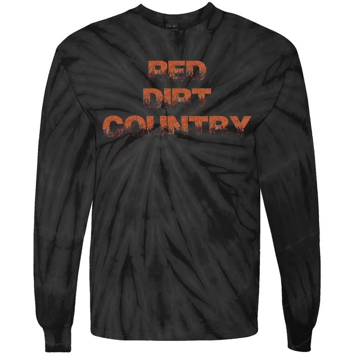 Red Dirt Oklahoma Country Tie-Dye Long Sleeve Shirt