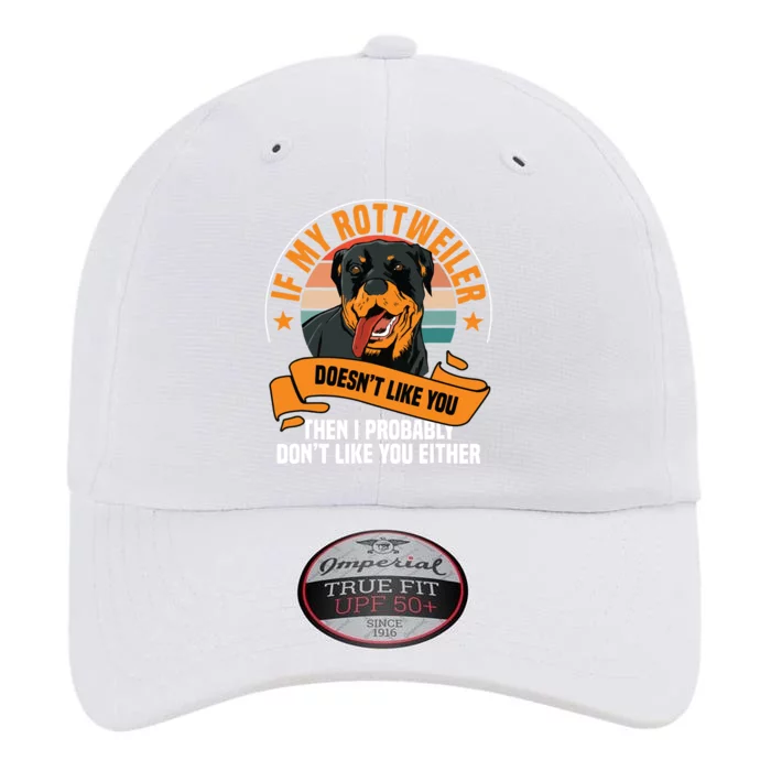 Rottweiler Dog Owner Breeders Fur Parent Pet Lover The Original Performance Cap