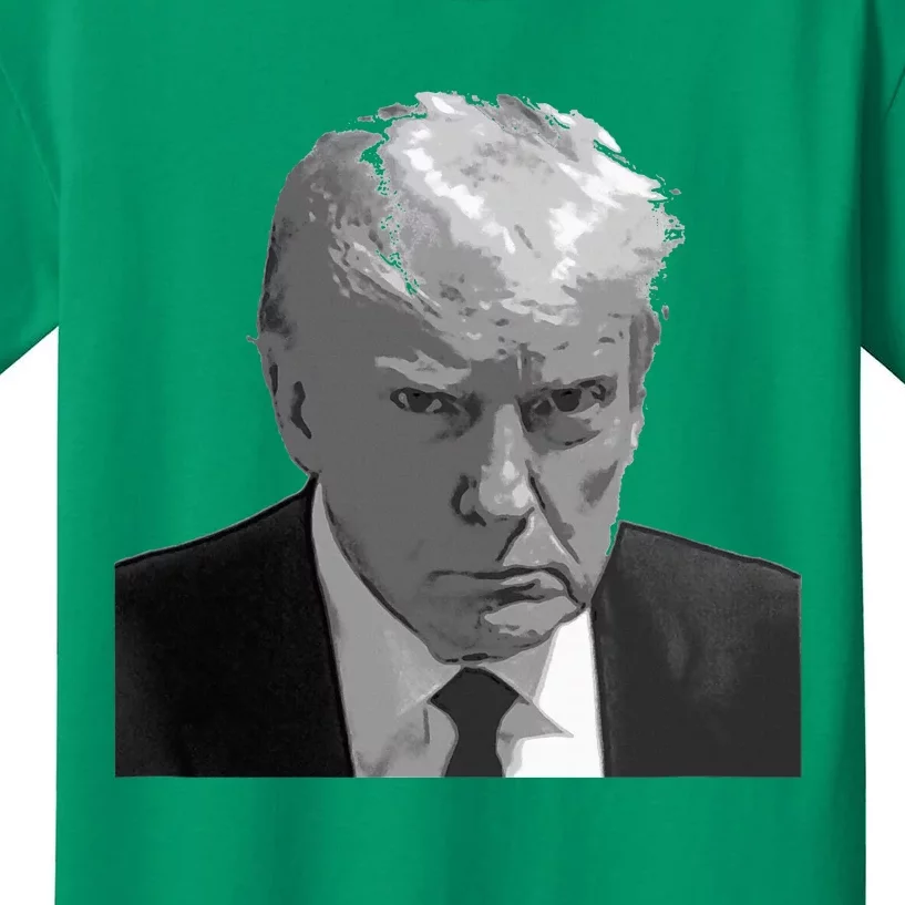 DONALD TRUMP MUG SHOT Kids T-Shirt