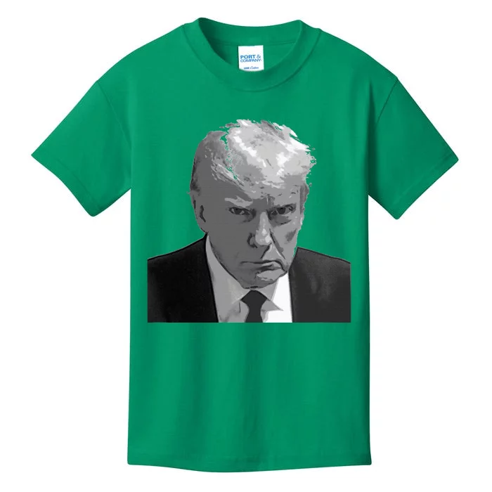 DONALD TRUMP MUG SHOT Kids T-Shirt