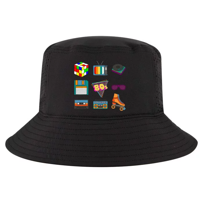 Retro Disco Party Lover  80's Throwback Culture Cool Comfort Performance Bucket Hat