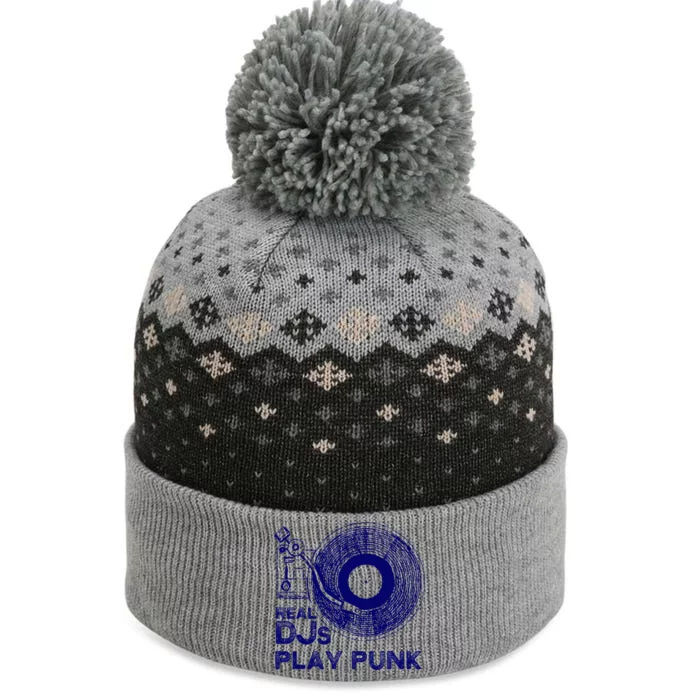 Real Djs Play Punk For Punk Dj Punk The Baniff Cuffed Pom Beanie