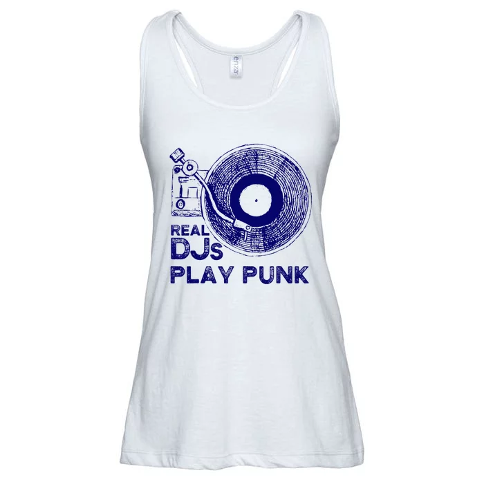 Real Djs Play Punk For Punk Dj Punk Ladies Essential Flowy Tank