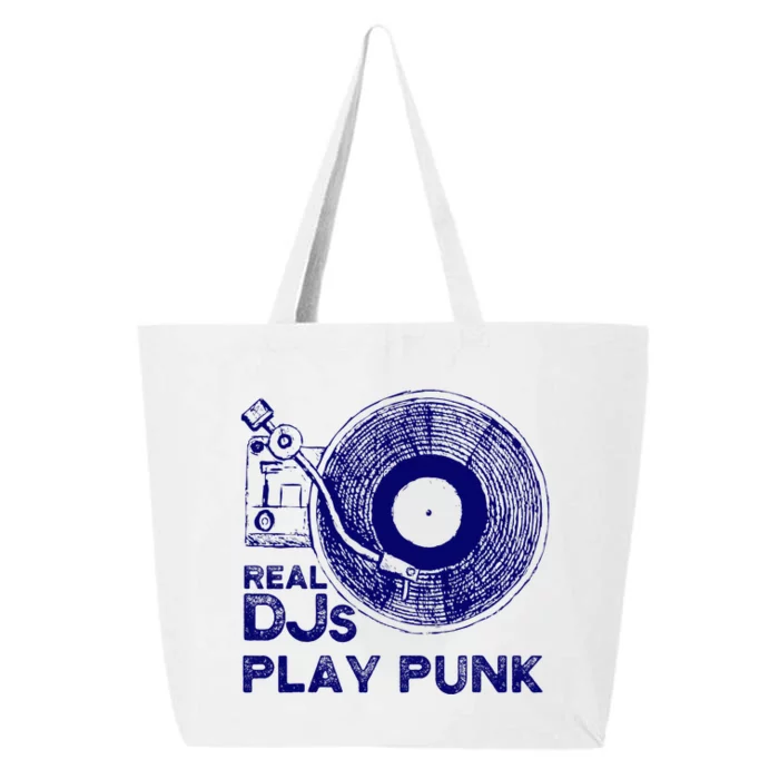 Real Djs Play Punk For Punk Dj Punk 25L Jumbo Tote