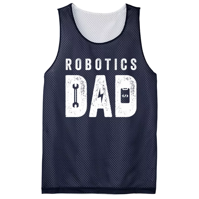 Robotics Dad Premium Mesh Reversible Basketball Jersey Tank