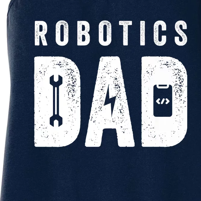 Robotics Dad Premium Women's Racerback Tank