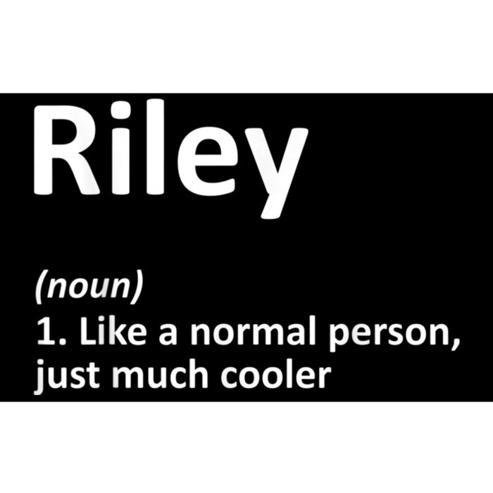 RILEY Definition Personalized Name Funny Birthday Gift Idea Bumper Sticker