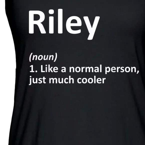 RILEY Definition Personalized Name Funny Birthday Gift Idea Ladies Essential Flowy Tank