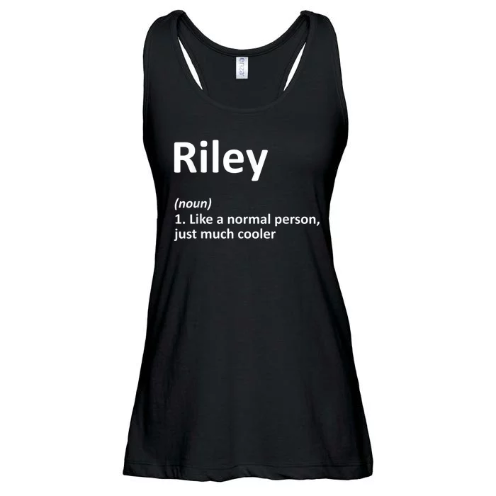 RILEY Definition Personalized Name Funny Birthday Gift Idea Ladies Essential Flowy Tank