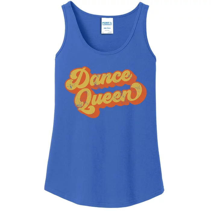 Retro Dance Queen Disco Queen Of Dance Disco Gift Ladies Essential Tank