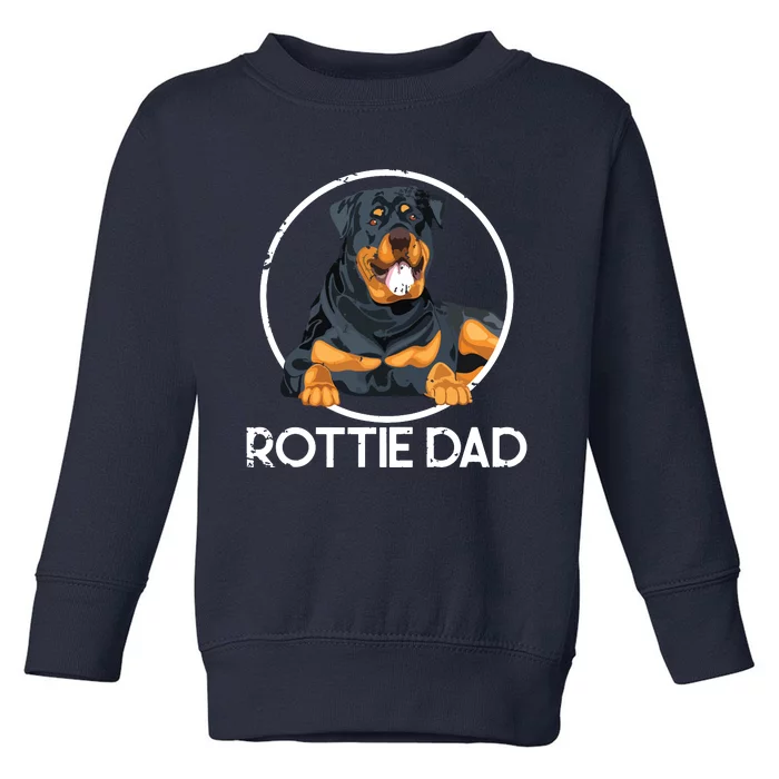 Rottie Dad Rottweiler Toddler Sweatshirt