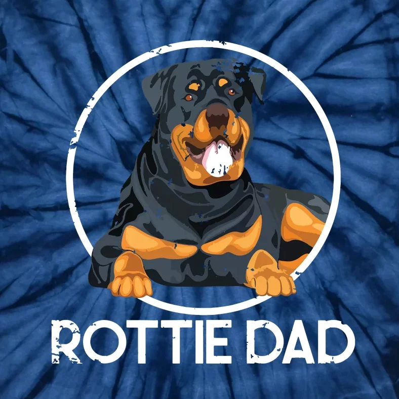 Rottie Dad Rottweiler Tie-Dye T-Shirt