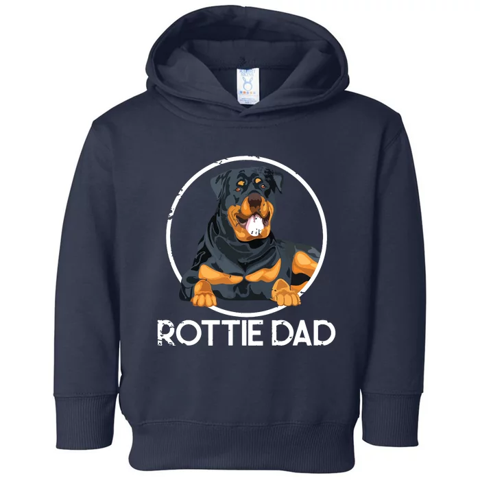 Rottie Dad Rottweiler Toddler Hoodie