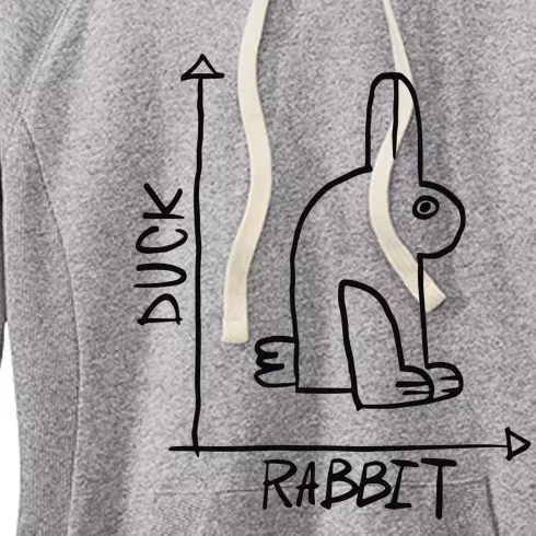 Rabbit Duck Women's Fleece Hoodie