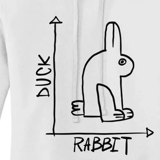 Rabbit Duck Women's Pullover Hoodie