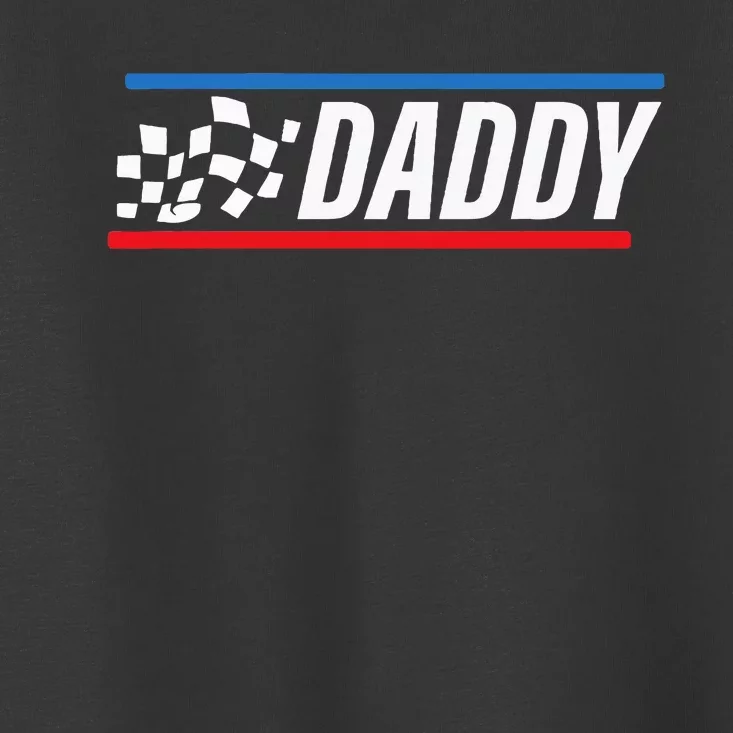 Racing Dad Race Car Pit Crew Birthday gifts for dad Toddler T-Shirt