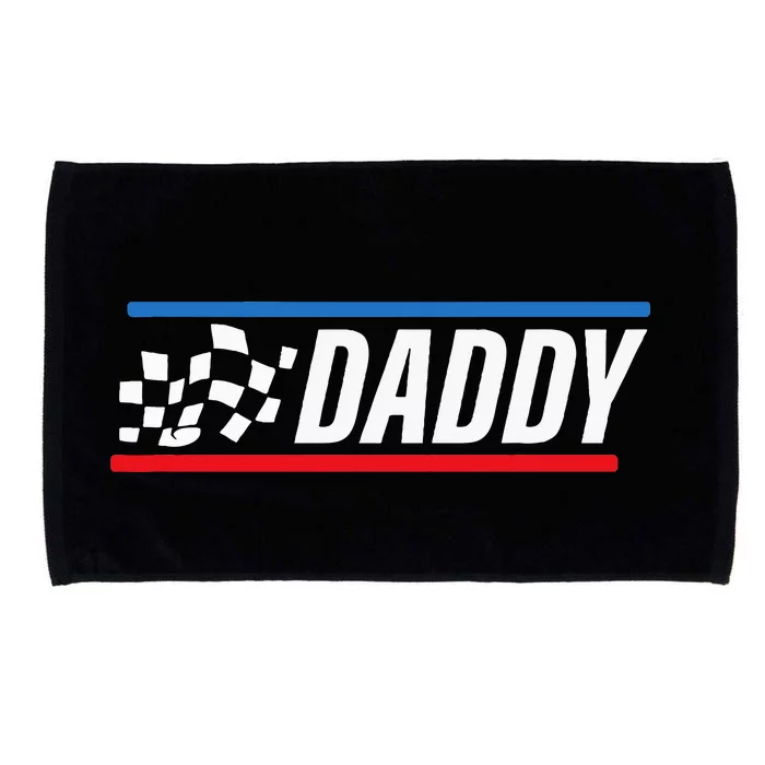 Racing Dad Race Car Pit Crew Birthday gifts for dad Microfiber Hand Towel