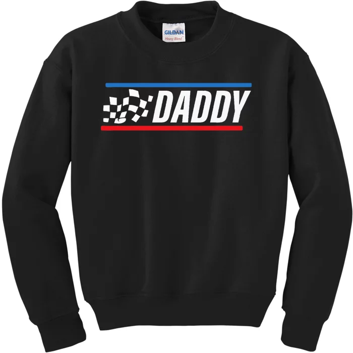 Racing Dad Race Car Pit Crew Birthday gifts for dad Kids Sweatshirt