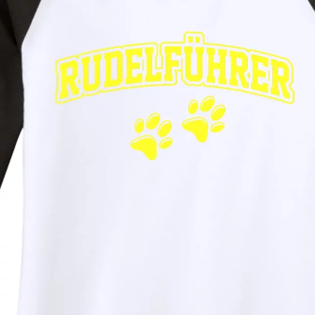 Rudelfuhrer Dog Women's Tri-Blend 3/4-Sleeve Raglan Shirt