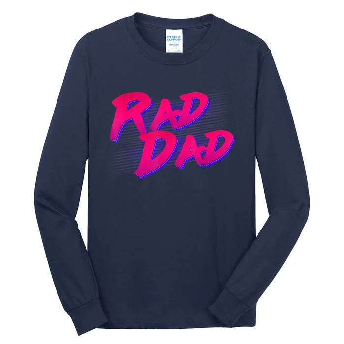 Rad Dad Retro Tall Long Sleeve T-Shirt