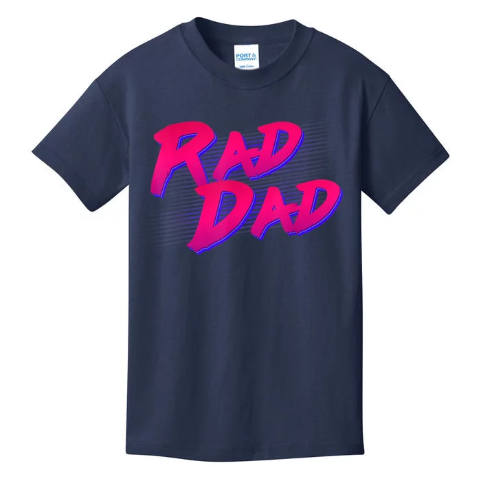 Rad Dad Retro Kids T-Shirt