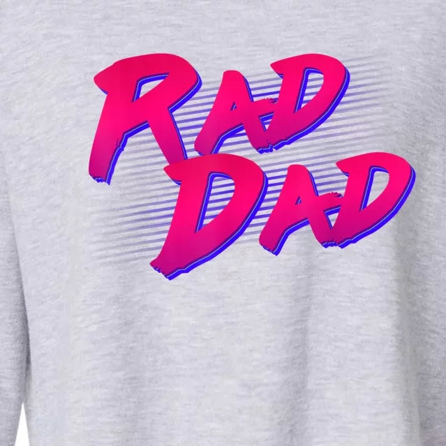 Rad Dad Retro Cropped Pullover Crew