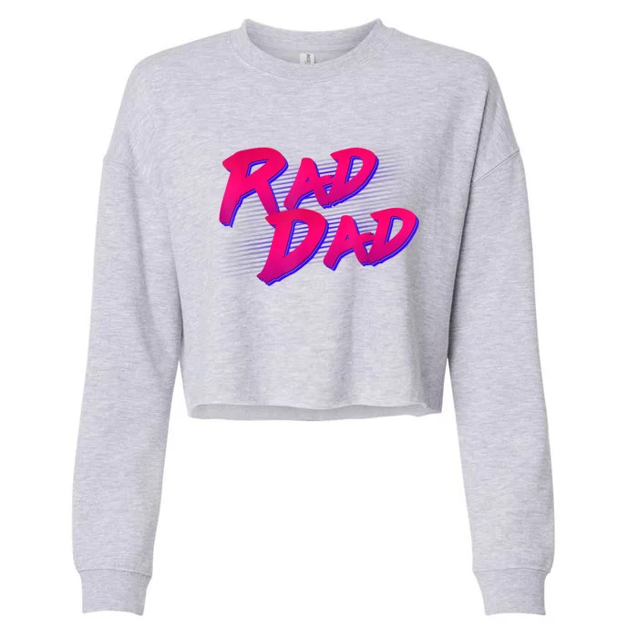 Rad Dad Retro Cropped Pullover Crew