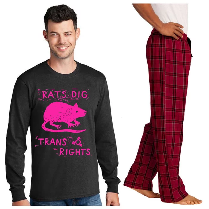 Rats Dig Long Sleeve Pajama Set