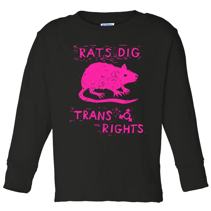 Rats Dig Toddler Long Sleeve Shirt